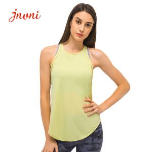 Wholesale Women Loose Gym T Shirts Dry Quick Sleeveless Tank Tops Workout Gym Clothing from china suppliers