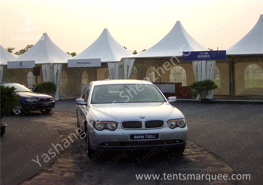 Outside Car Exhibition High Peak Array Tents Sunblock Aluminum Frame