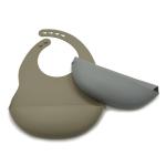 OEM Soft Non Toxic Waterproof Washable Baby Silicone Bib Food Grade