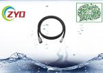 Double Buckle Pull Out Chrome Shower Hose , Kitchen Flexible Hand Shower Hose