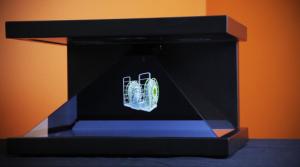 Wholesale Exhibition Hologram Pyramid , 3D Hologram Box Showcase 1920x1080 Resulution from china suppliers