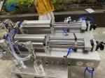 316l SS Bottle Liquid Filling Machine Adjustment Piston Feed Speed