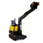 Spring Yellow Diesel Engine Mini Excavator Digger For Farm Winery Agricultural