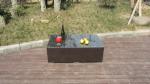 4pcs PE rattan pool furntiure