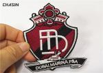 Pantone Color Shield Clothing Embroidery Patches / Iron On Embroidered Badges
