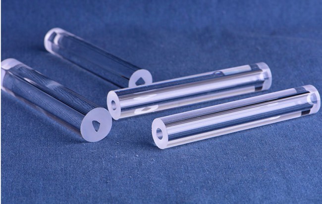 Sapphire Tube length 203.2 mm Pressure Resistant Customized Size Single Crystal Al2O3
