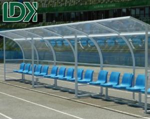 Wholesale 2m Football Subs Soccer Pitch Bench Dugout For Rotation Player Rest Backup Seat from china suppliers