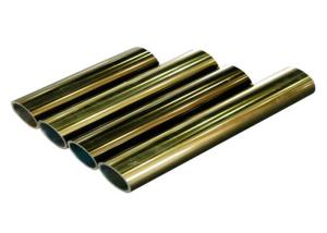 Wholesale Polishing Gold and Champagne Aluminium Profile , 6063-T6 Aluminum Tube from china suppliers