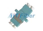Telecom Blue Color Duplex LC Fiber Optic Adapter Ceramic Sleeve