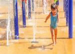 Galvanized Pipe Kids Water Playground Interactive Children'S Splash Park