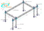 390*390mm 6061 Aluminum Spigot Truss For Show Concert