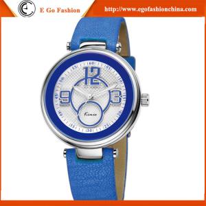 Wholesale KM28 Blue Orange Pink Lady Watch PU Leather Original KIMIO Woman Watches Gift Wristwatch from china suppliers
