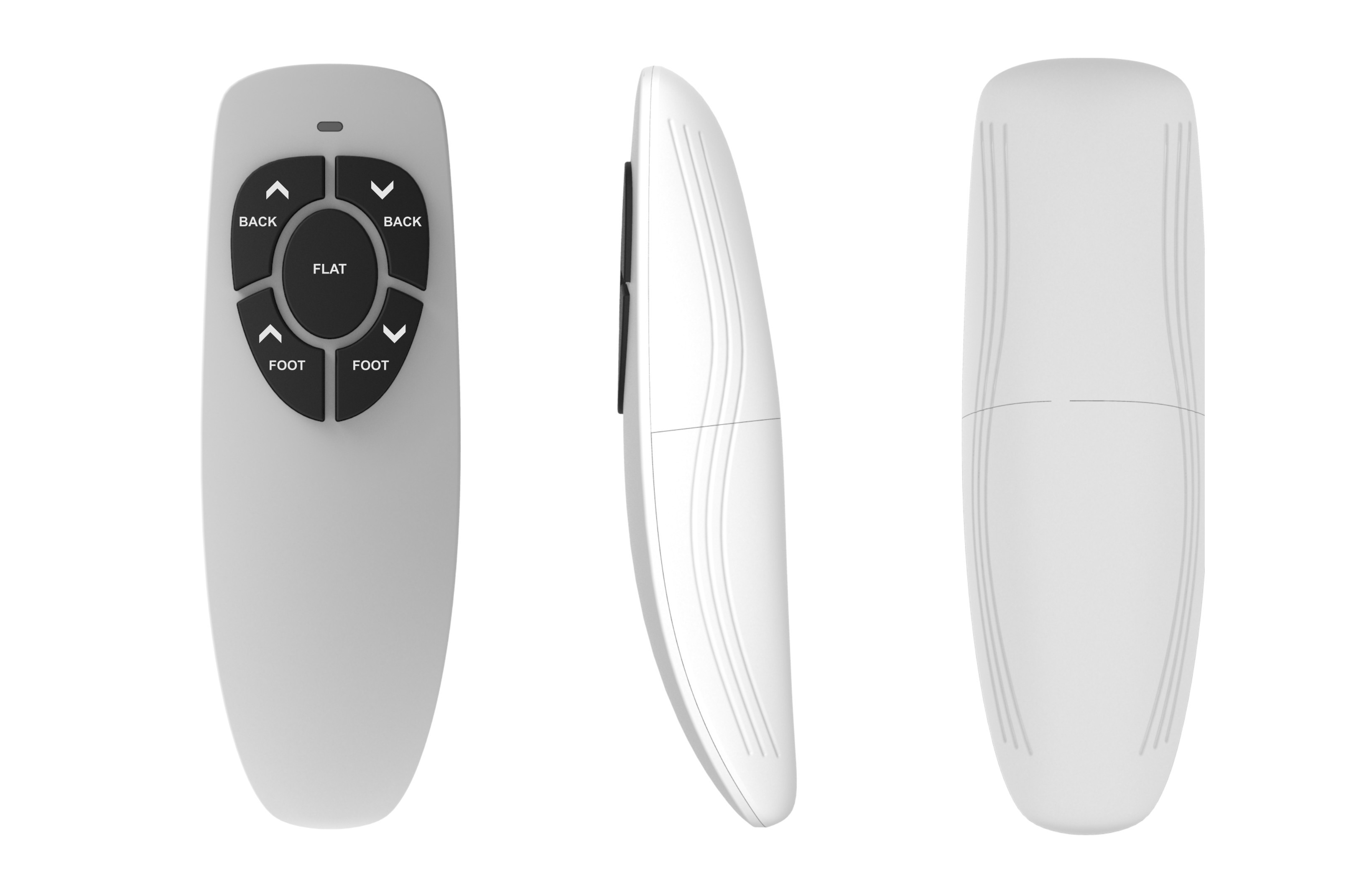 White And Black 2.4 G RF Remote Control , 2.4 Ghz Remote Control Compact Design