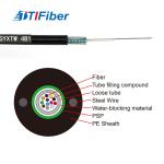 Fiber optic cable 12core 24core 48core SM G652D Outer Diameter 7.0mm steel wire