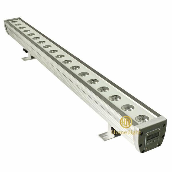 Outdoor Wall Light Aluminum Alloy Shell Wall Washer with 18pcs 3W RGB Lights 3