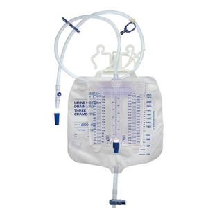 Wholesale Top quality luxury urine bag Disposable urine bag 2000ml Medical urinal bag disposable from china suppliers