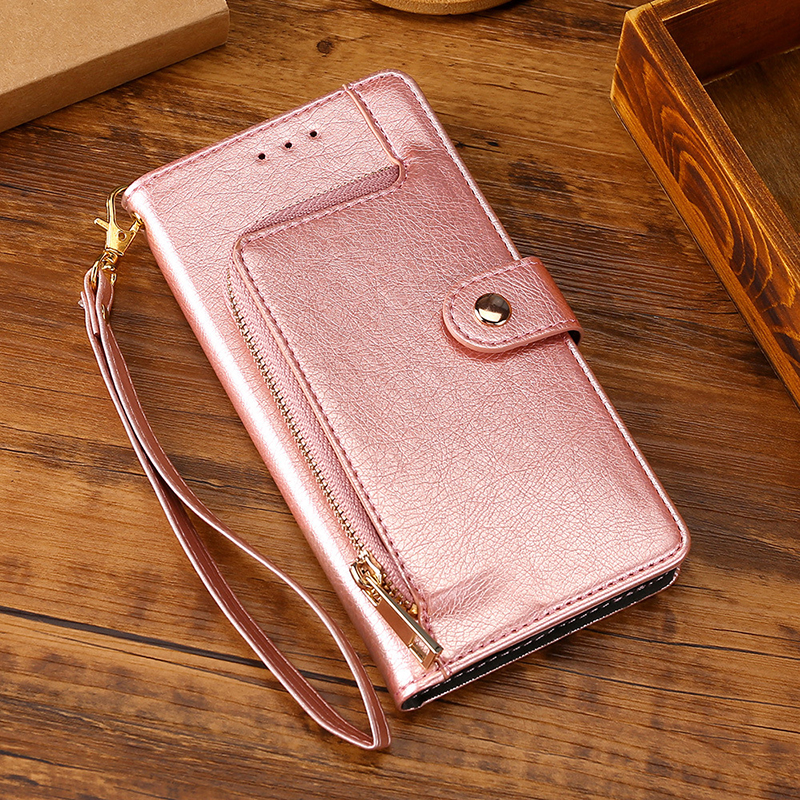 Multifunction Leather Shockproof Anti-fall Wallet Case for Aquos Sense 6S 7 Plus SHG05 R5G