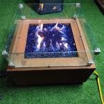 Corten Steel Bbq Fire Pit Wood Storage Corten Smokeless Firepit