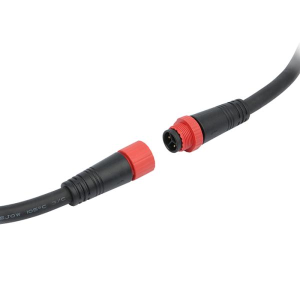 Screw Type IP68 Waterproof Outdoor Lighting Connectors 2 Pin 3 Pin