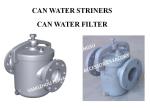 IMPA872007 Marine Daily Standard Cylindrical Water Filter - Flanged Cast Iron