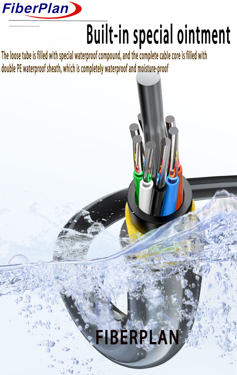 High Strength Double Sheath ADSS Fiber Optic Cable
