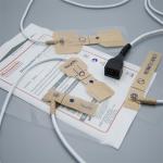 Adhesive Disposable Pulse Oximeter Finger Probe Length 90cm White Color