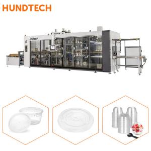 Wholesale 4 Pillar Hydraulic Plastic Pot Thermoforming Machine Biodegradation from china suppliers