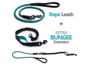 Wholesale Anti Pull Shock Absorbing Nylon Dog Leash No Slip Reflective Outside Lightweight from china suppliers