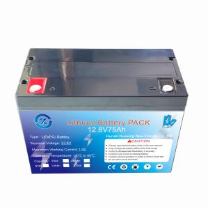 Wholesale Height 260mm 75Ah 12V Deep Cycle RV Battery For RV from china suppliers