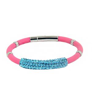 Wholesale Factory Direct Stainless Steel High Quality Silicone Bracelet Bangle LBI122-2 from china suppliers