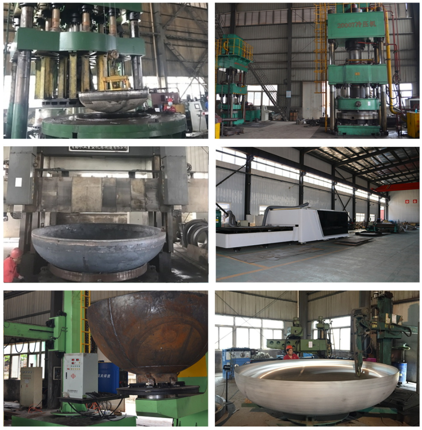 Circle Head Stainless Steel Elliptical Dish End for Pressure Vessel Tank