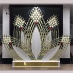 Latest Golden wedding Backdrop For Wedding Decoration Party