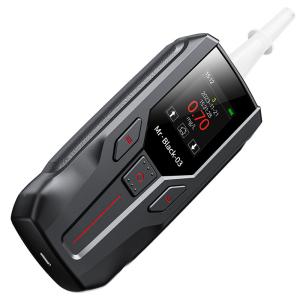 China Black Electrochemical Fuel Cell Breathalyzer Small Size with lithium battery on sale