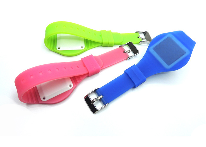 Candy colors Children's Electronic Silicone Watch LED Touch Cartoon Watch Promotion Custom Gift Cartoon