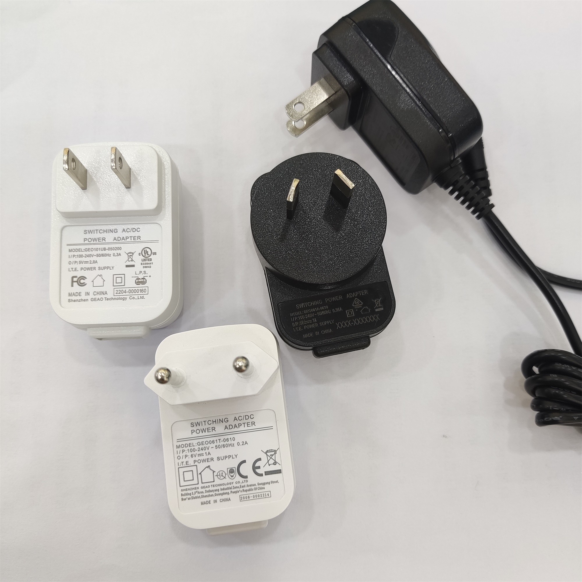 Switch Lite 12V 1A Wall Mount Power Supply OEM / ODM Customized