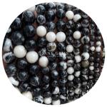 Wholesale Natural Stone Round Loose Beads 8mm Pink Zebra Jasper Loose Beads