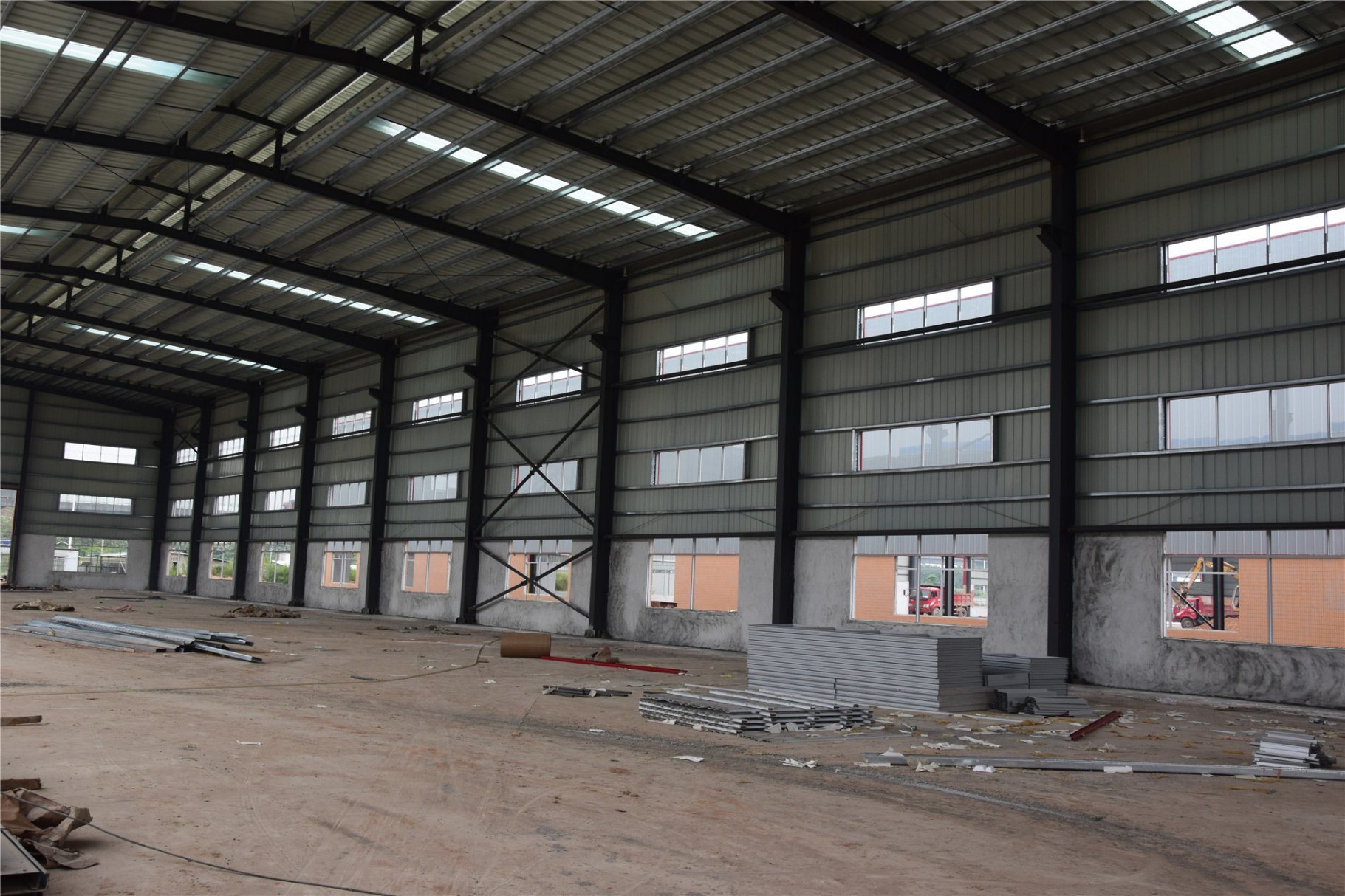 Q235 Q355B Grade Steel Structural Steel Frame Workshop for Modern Prefab Construction