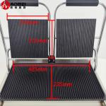 Kitchen Cooking Baking BBQ Smoking Commercial Electric Contact Grill with Double