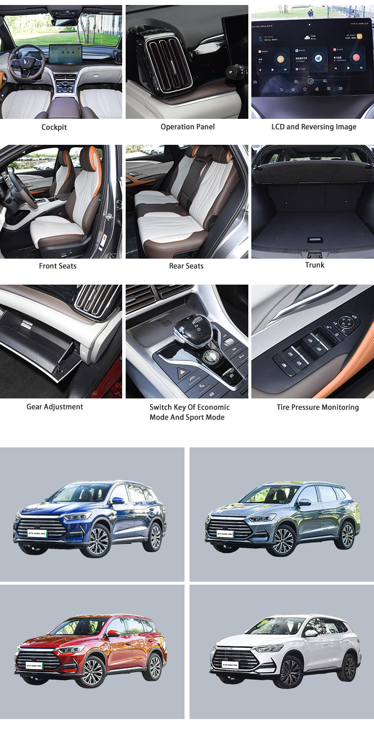 New Energy Vehicles EV BYD Song Pro Electric Car SUV Hybrid DM-I