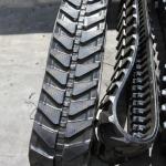86 Link Excavator Continuous Rubber Track For Construction Equipment