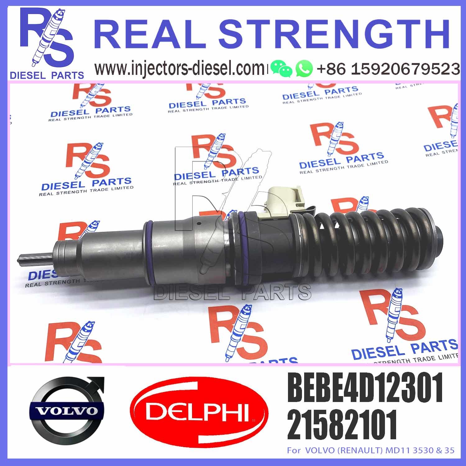 Diesel Fuel Injector 20747787 EUI Unit Injector BEBE4D12301 BEBE4D37001 With High Quality