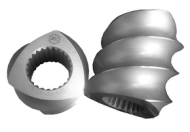 Rectangle Spline Extruder Screw Elements 38CrMoAla Material For Plastic Machine