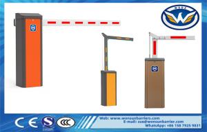 Wholesale DC Brushless Car Barrier Gate Operator 1.5S - 6S Powder Coating For Parking Lot from china suppliers