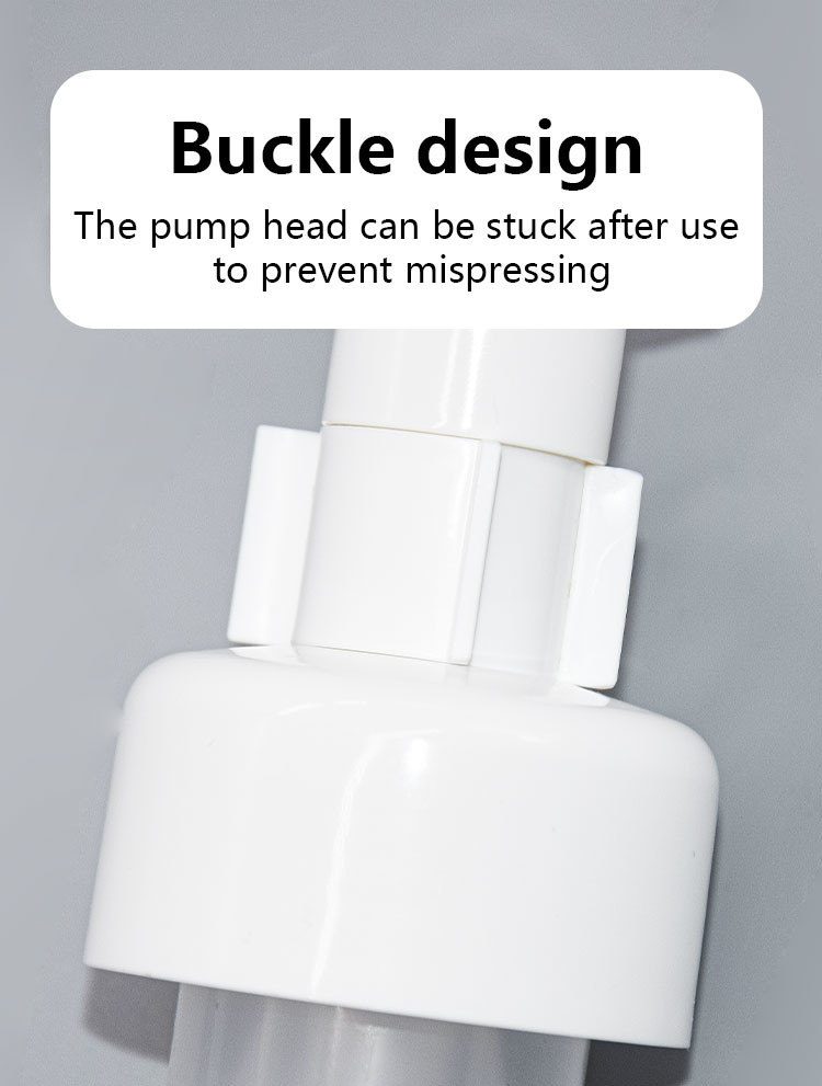43mm Neck Size Foaming Dispenser Pump White Color All Plastic Without Metal