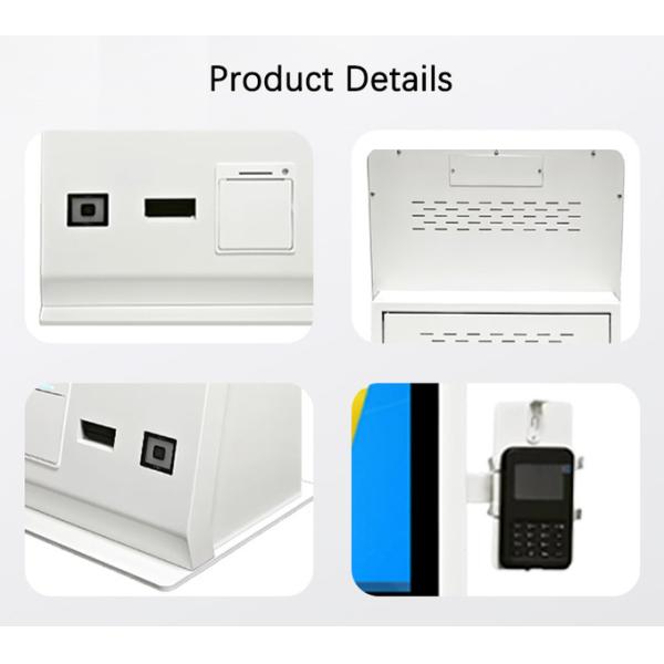 24 Inch Card Dispenser Machine NFC Card Dispenser Hotel Self Check in Kiosk with Card Dispenser QR Code Scanner
