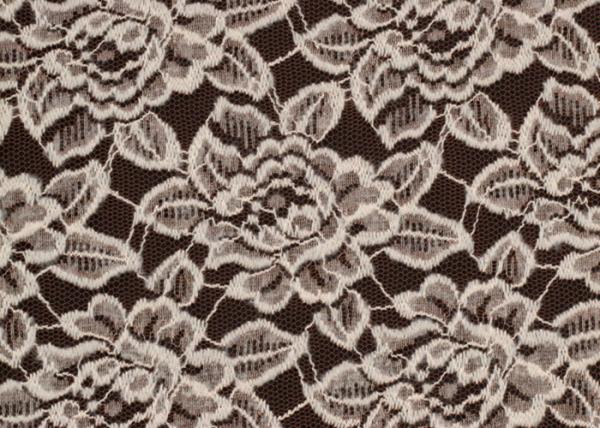 Quality OEM / ODM Customied Brushed Floral Lace Fabric By The Yard Anti-Static CY-LQ0006 for sale