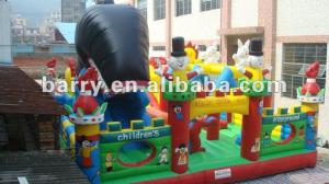Wholesale 0.55mm PVC Tarpaulin Inflatable Amusement Park Customizable Size from china suppliers