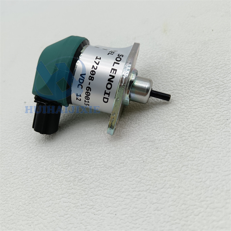 12V Stop Solenoid 17208-60015 17208-60016 17208-60017 17208-60010 5000217985 Fuel Shut Off Solenoid for Kubota Engine D1005 D1105 1720860015