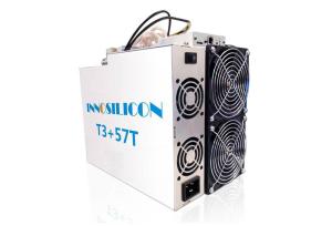 Wholesale 10.38kg Innosilicon T3+ 57T Used Bitcoin Miner Ethernet Connection from china suppliers