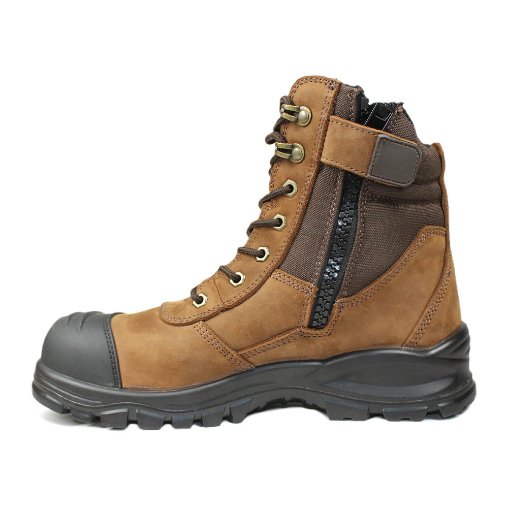 Anti Impact Anti Puncture Anti Slip High Top Protective Ankle Safety Shoes